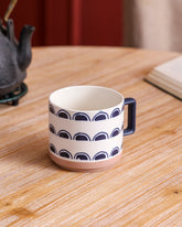 Blue & White Sunrise Charm Mug 