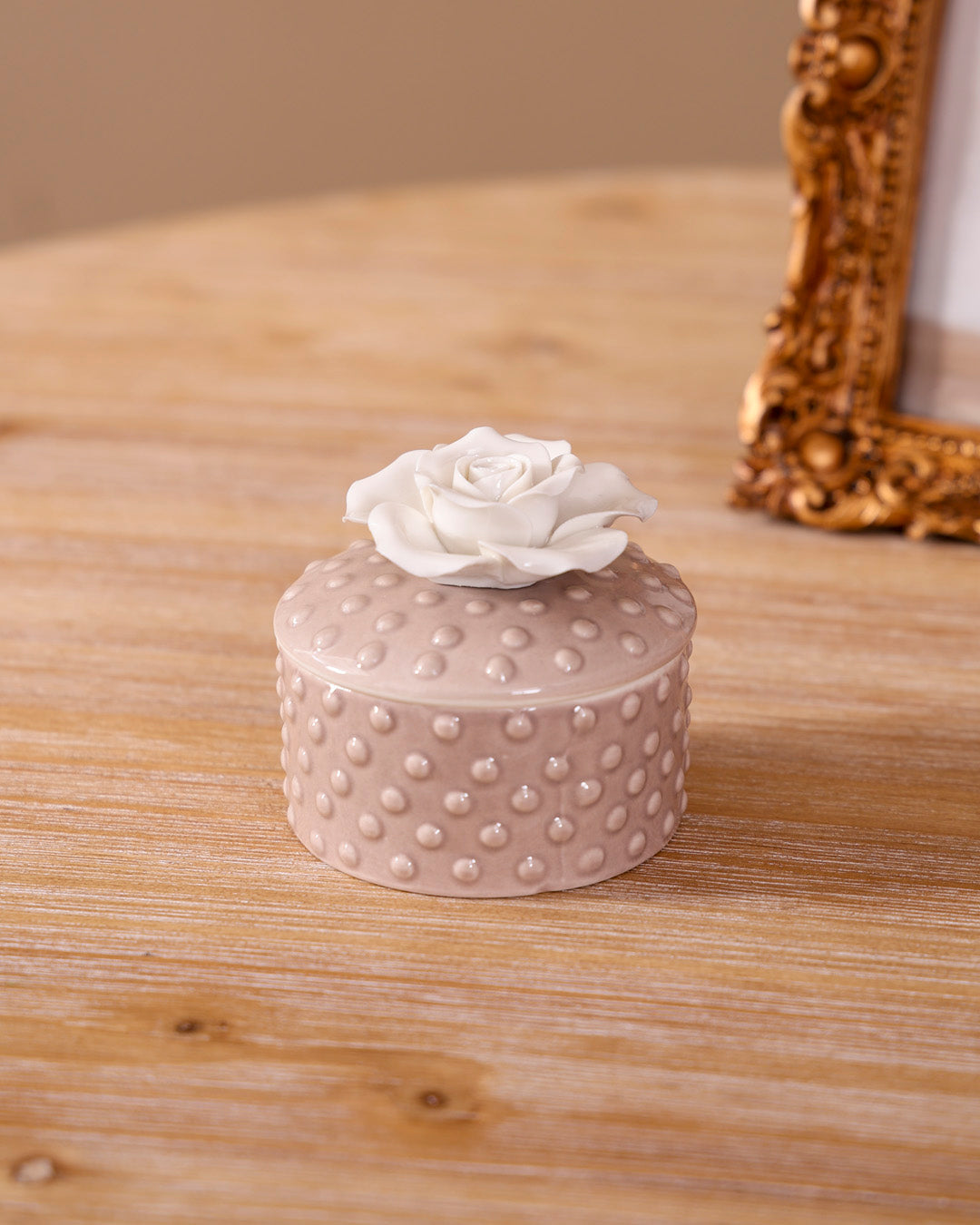 Ivory Rose Trinket Keeper 