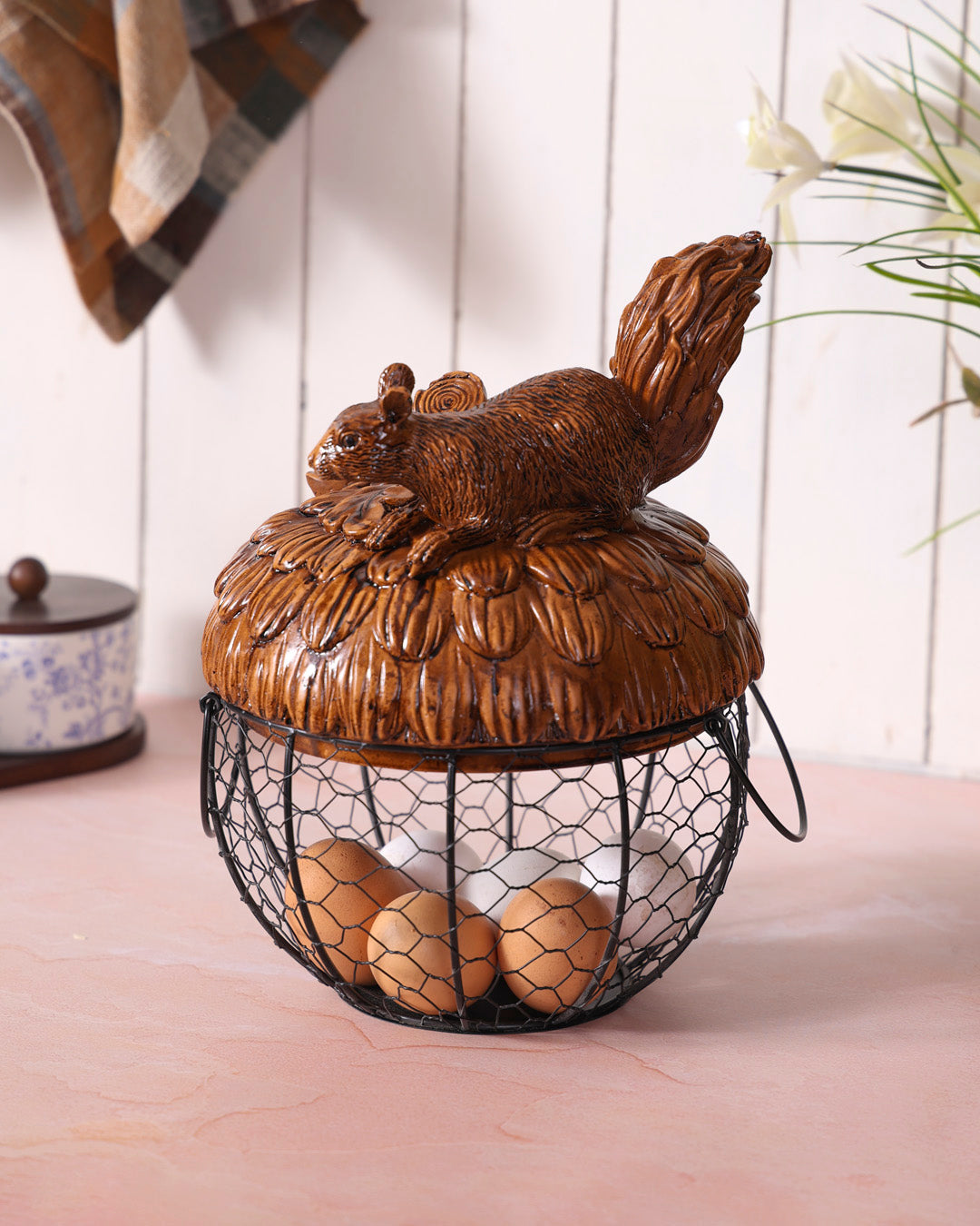 Squirrel Egg Basket 