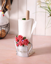 To My Love Floral Tissue Holder - Red 