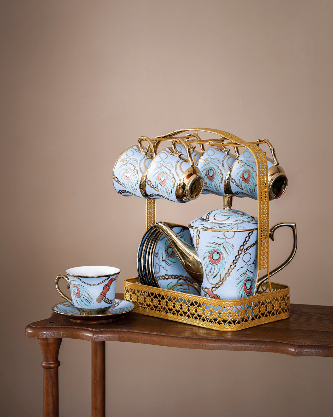 Dahlia - 14-Piece Tea Set with Stand 