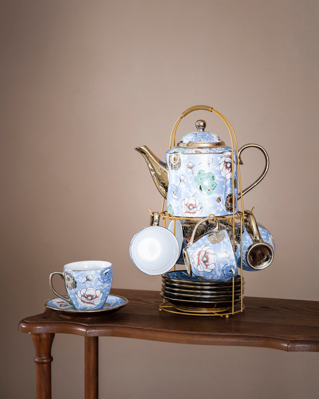 Briony 14-Piece Tea Set with Stand 