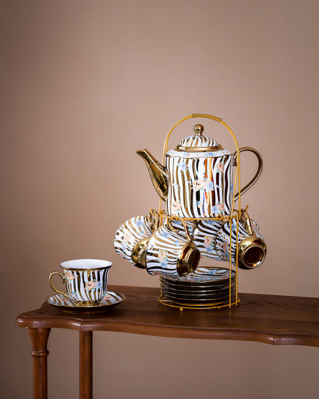 Briony 14-Piece Tea Set with Stand 