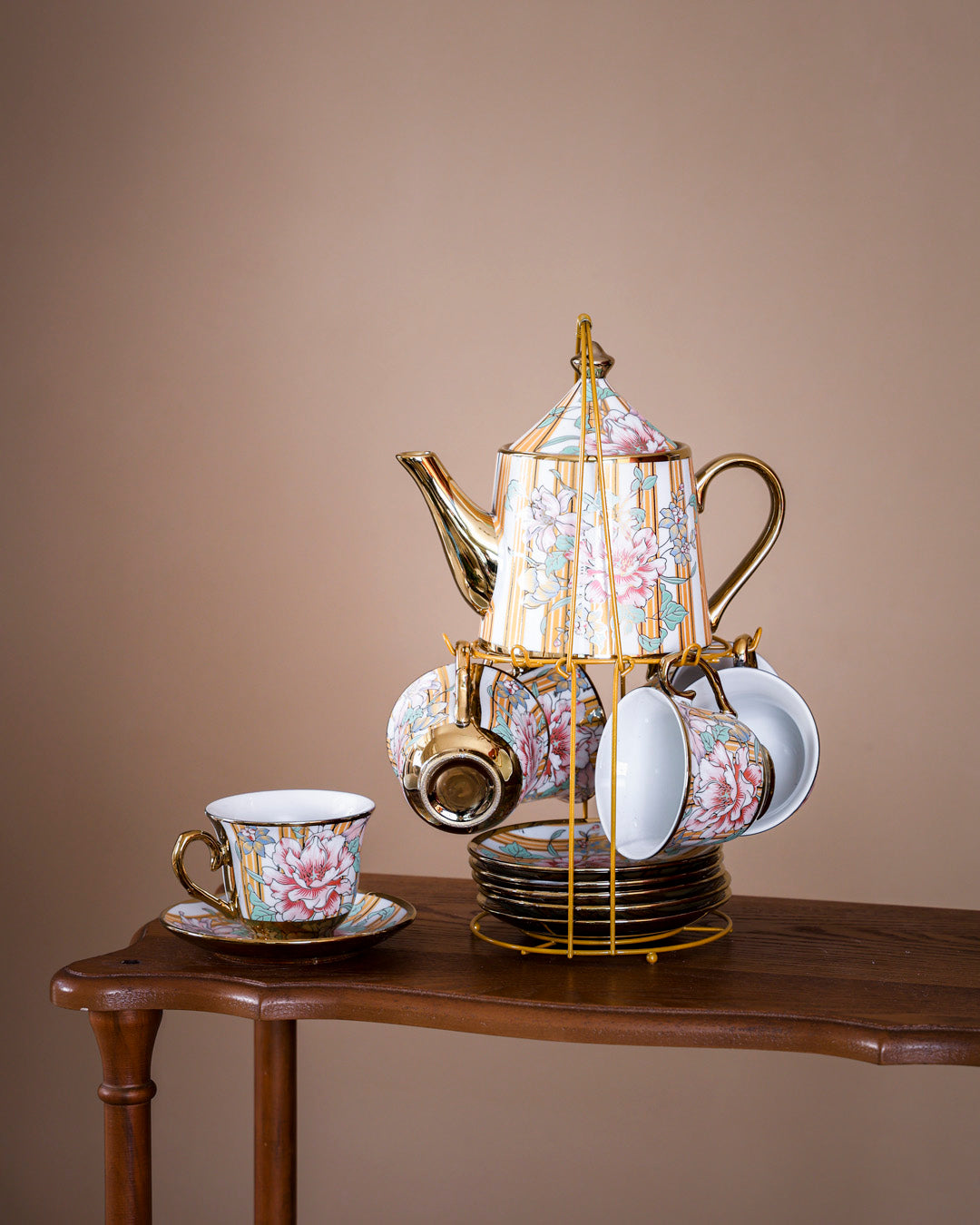 Briony 14-Piece Tea Set with Stand 