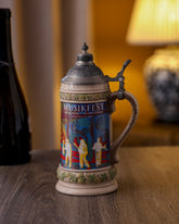 Musikfest Celebration - Vintage Stein Beer Mug with Lid 