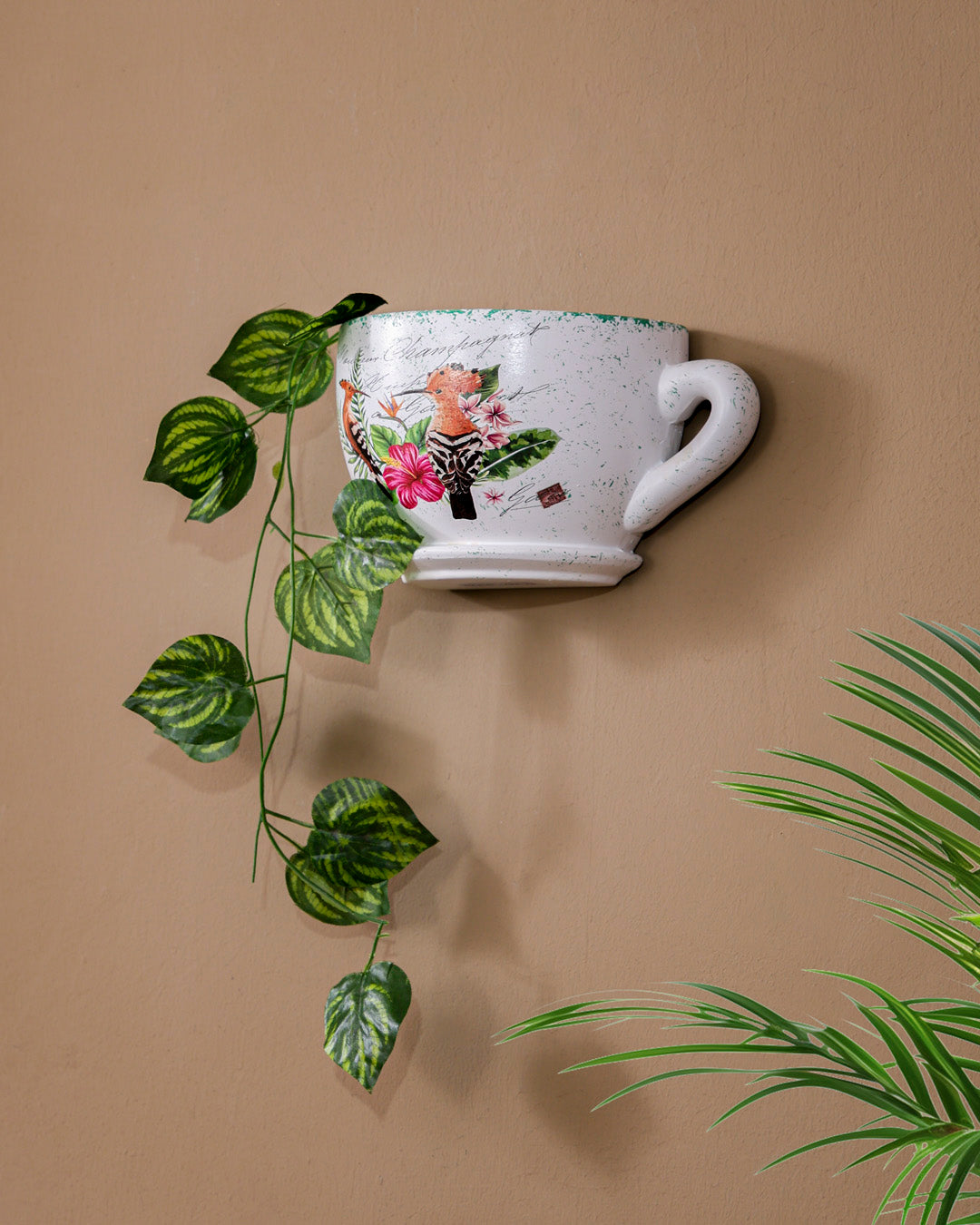 'Hoopoe Bird' The Cup Wall Planter 