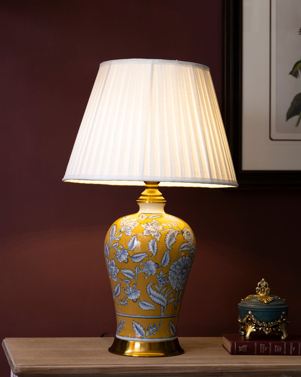 Golden Chintz Ceramic Table Lamp