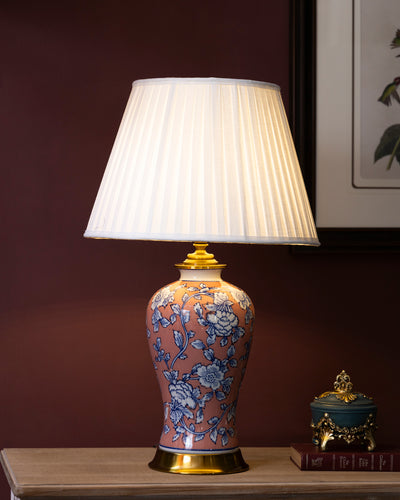 Coral Blossom Ceramic Table Lamp