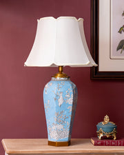 The Dynasty Songbird Table Lamp - Blue