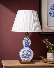 Plumage Double-Gourd Ceramic Table Lamp