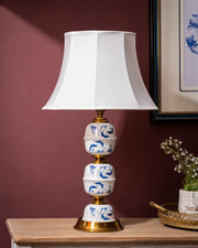 Oceanic Tides Ceramic Table Lamp