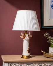 The Chestnut Cow Ceramic Table Lamp