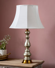 Verona Spun-Silver Table Lamp