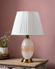 Opalescent Ribbon Table Lamp