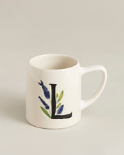 Monogram L Botanical Ceramic Mug