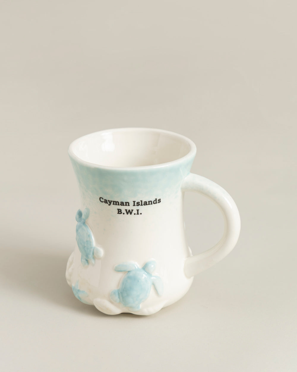'Cayman Islands B.W.I.' Sea Turtle Ceramic Mug