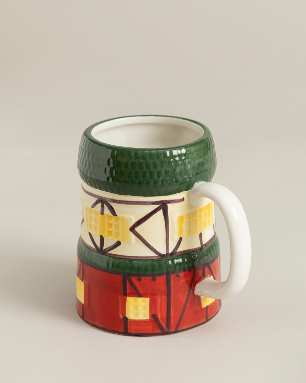 Alpine Village Ceramic Beer Mug