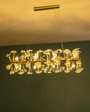 Luxury Golden Crystal Branch Chandelier
