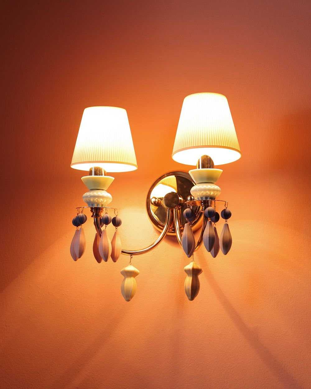 Elegant Double Shade Wall Sconce