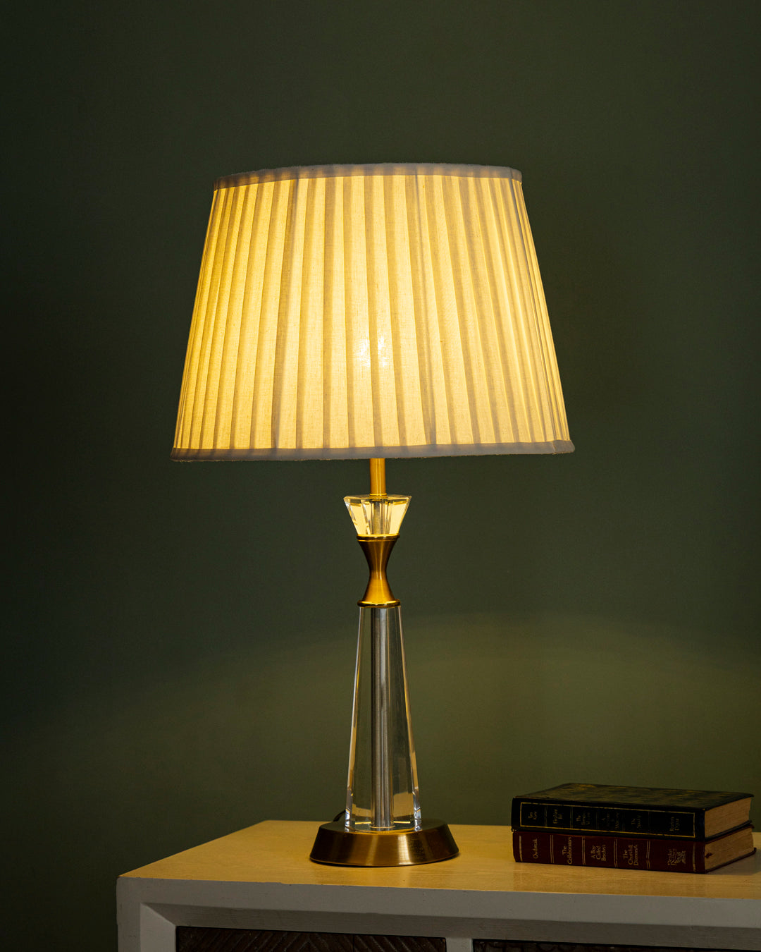 American Crystal Table Lamp 