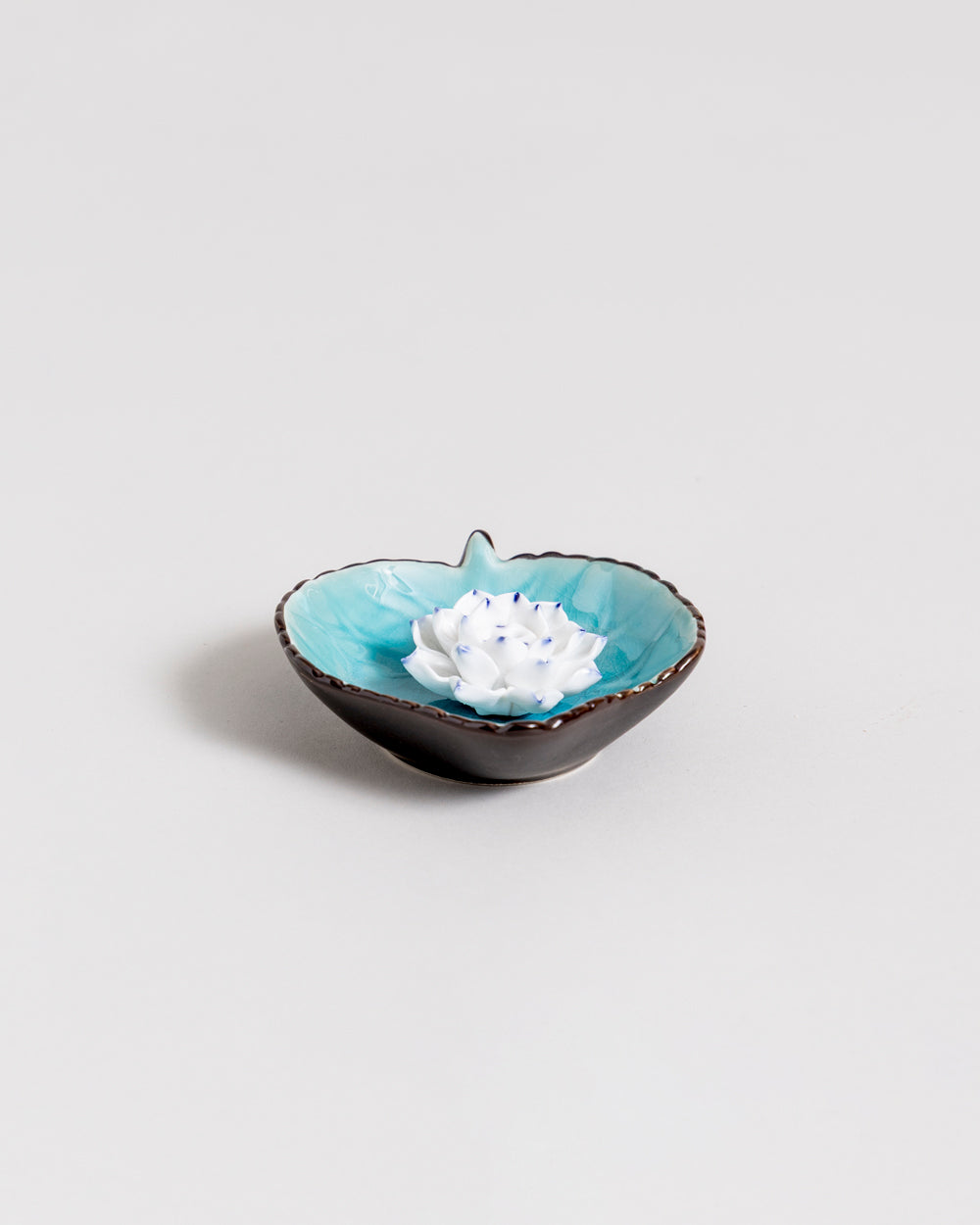Blossom Serenity Incense Holder - Sky blue