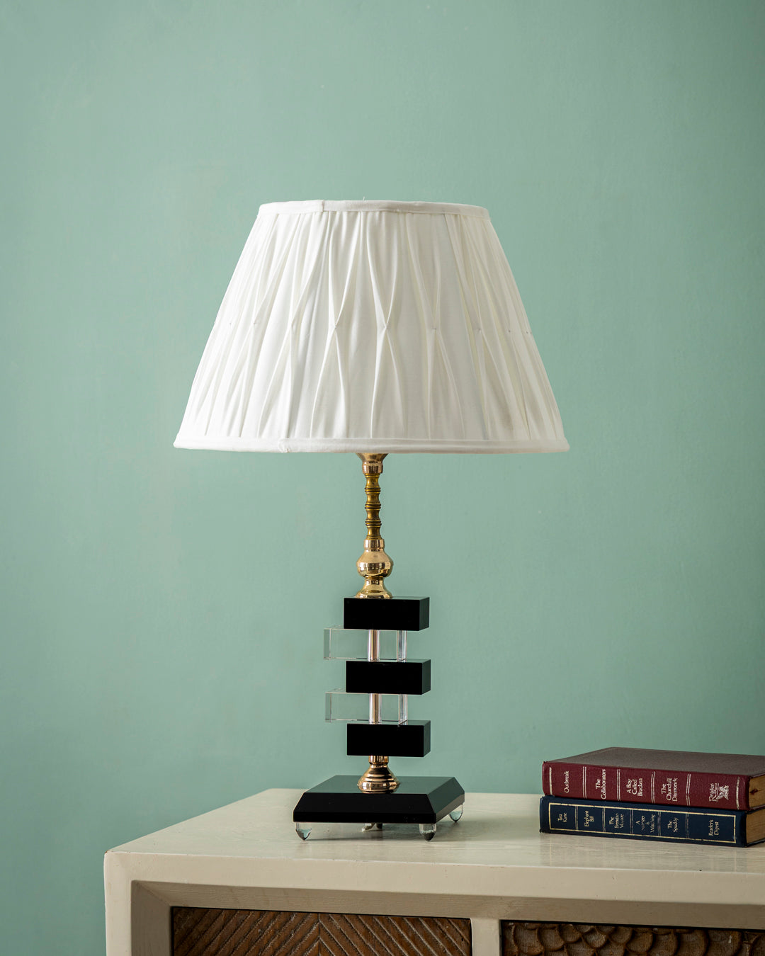 Brilliant Glow Crystal Glass Table Lamp 