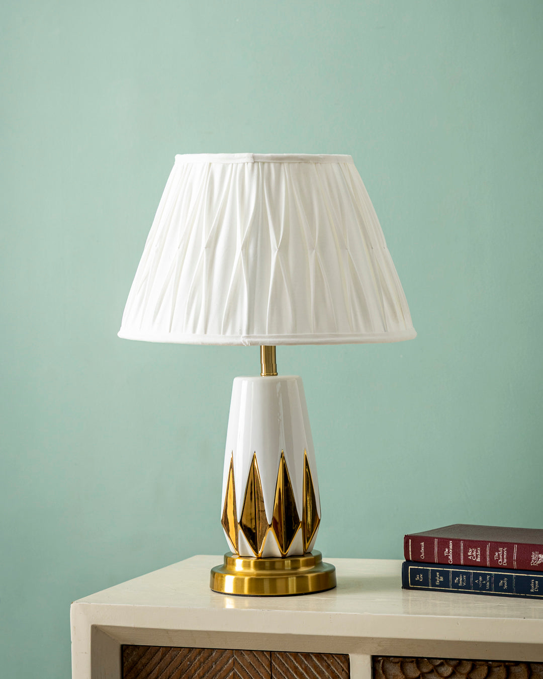 Century Ceramic Table Lamp - Grey 