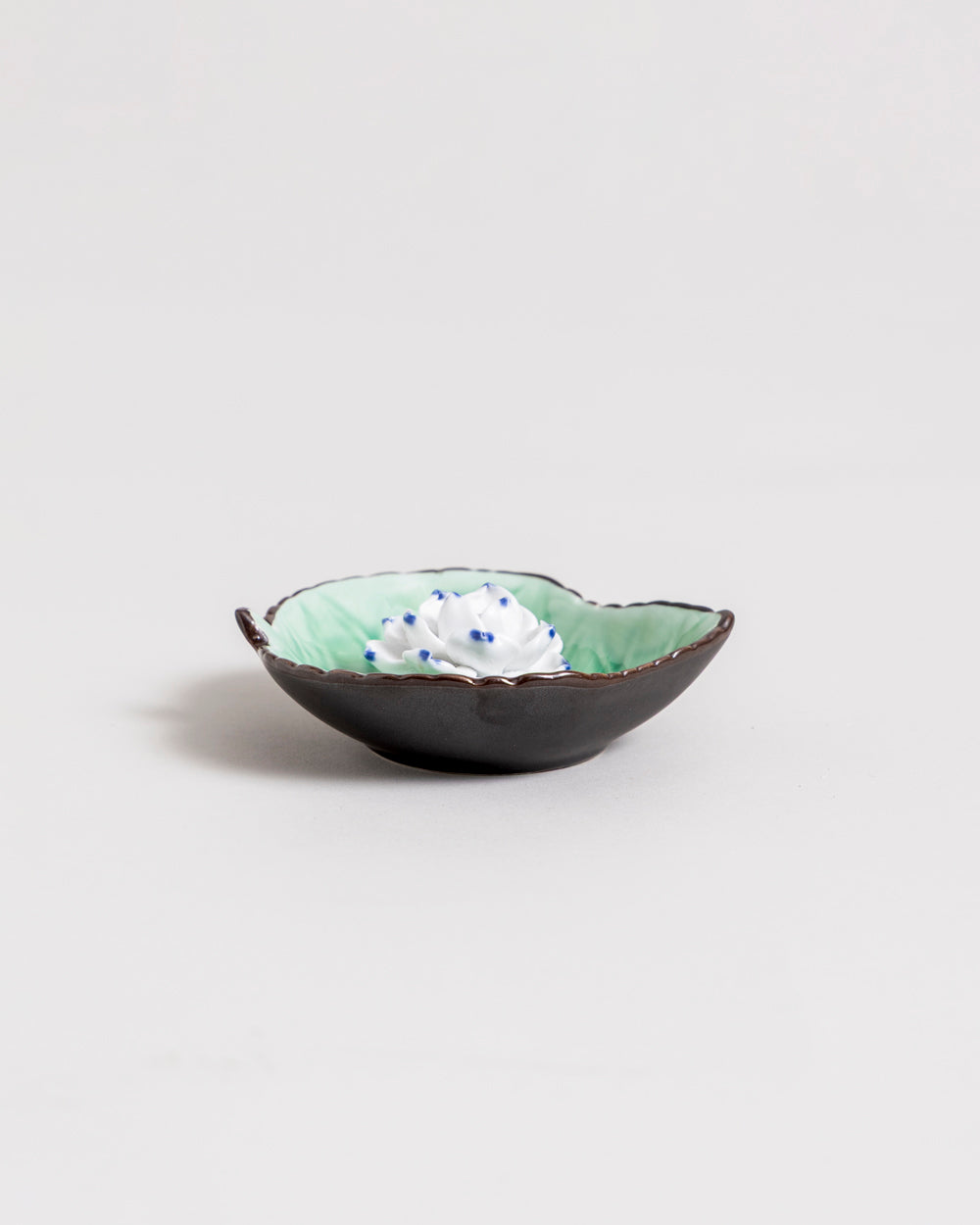 Blossom Serenity Incense Holder - Green