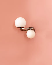 Twin Globe Contemporary Wall Light