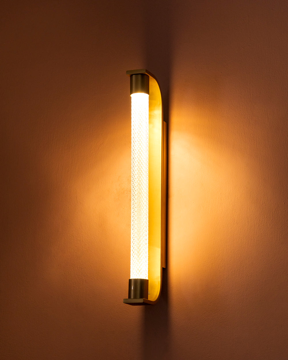 Luxury Crystal Column Designer Wall Light