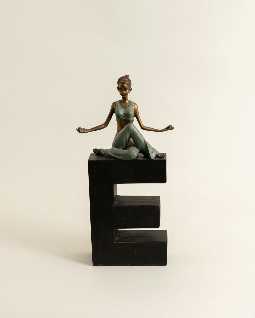 Meditative Yoga Lady Sculpture 
