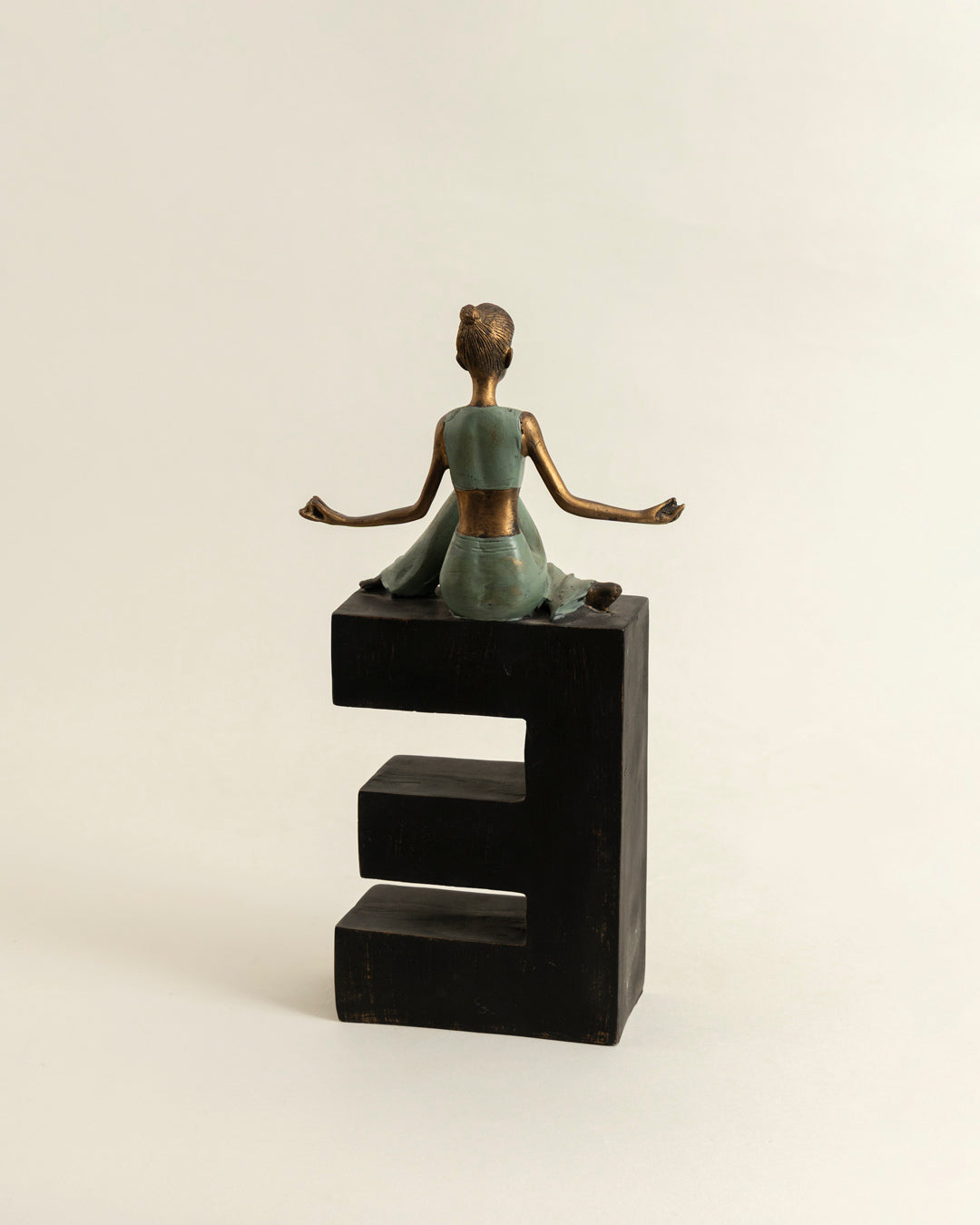 Meditative Yoga Lady Sculpture 