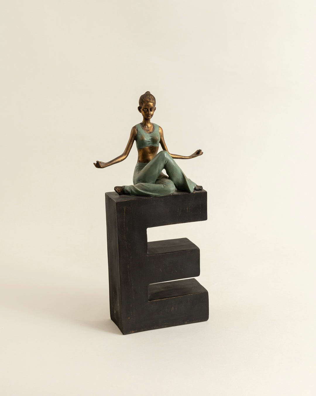 Meditative Yoga Lady Sculpture 