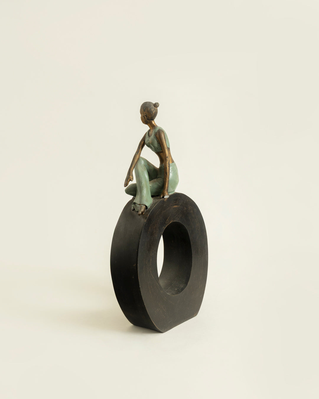 Meditative Yoga Lady Sculpture 