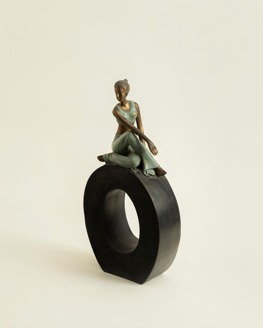 Meditative Yoga Lady Sculpture 