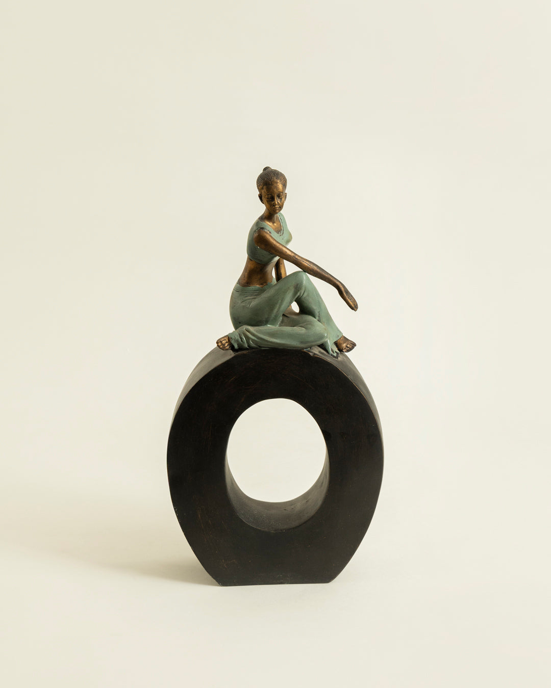 Meditative Yoga Lady Sculpture 