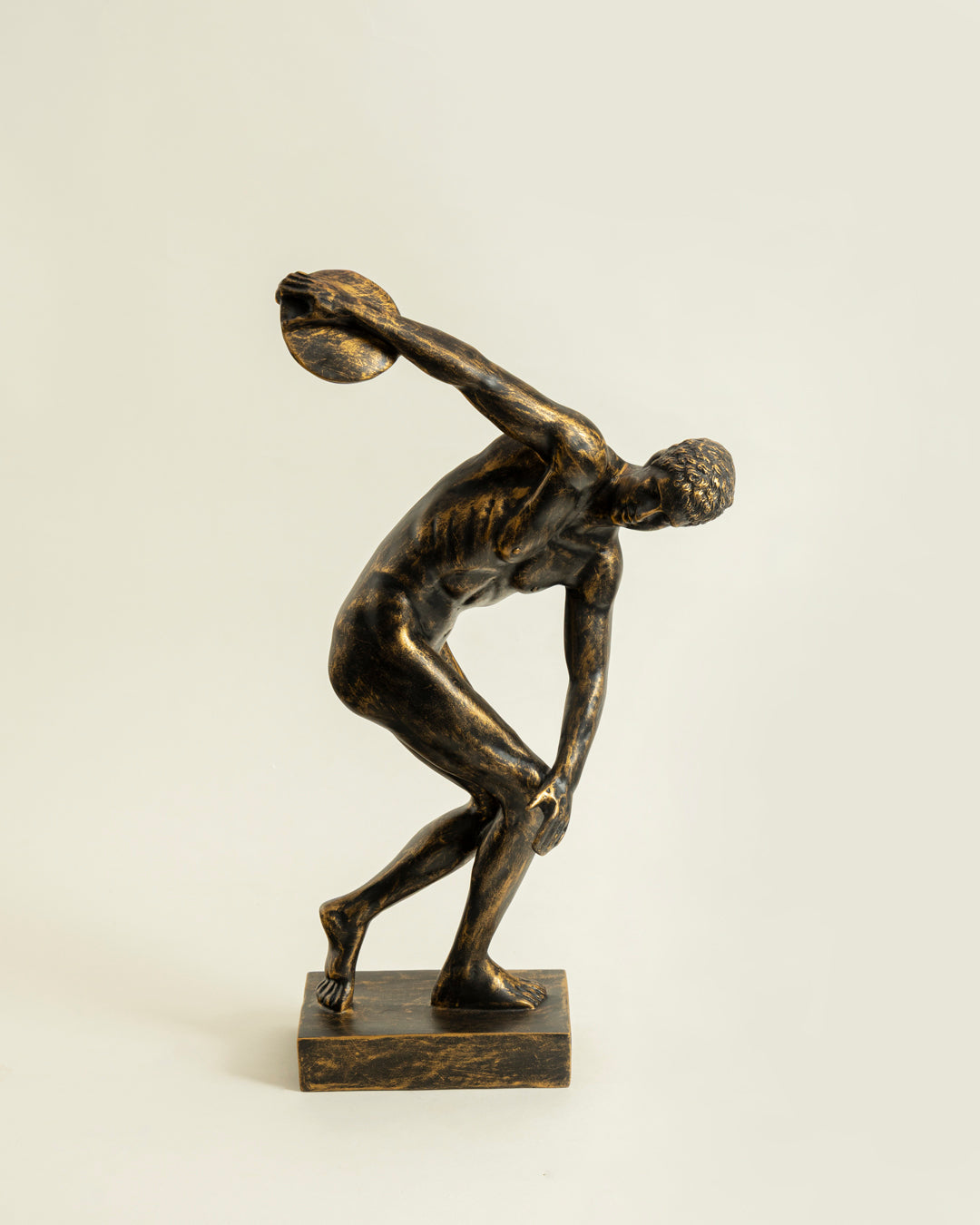 Disc Thrower Athlete Sculpture 