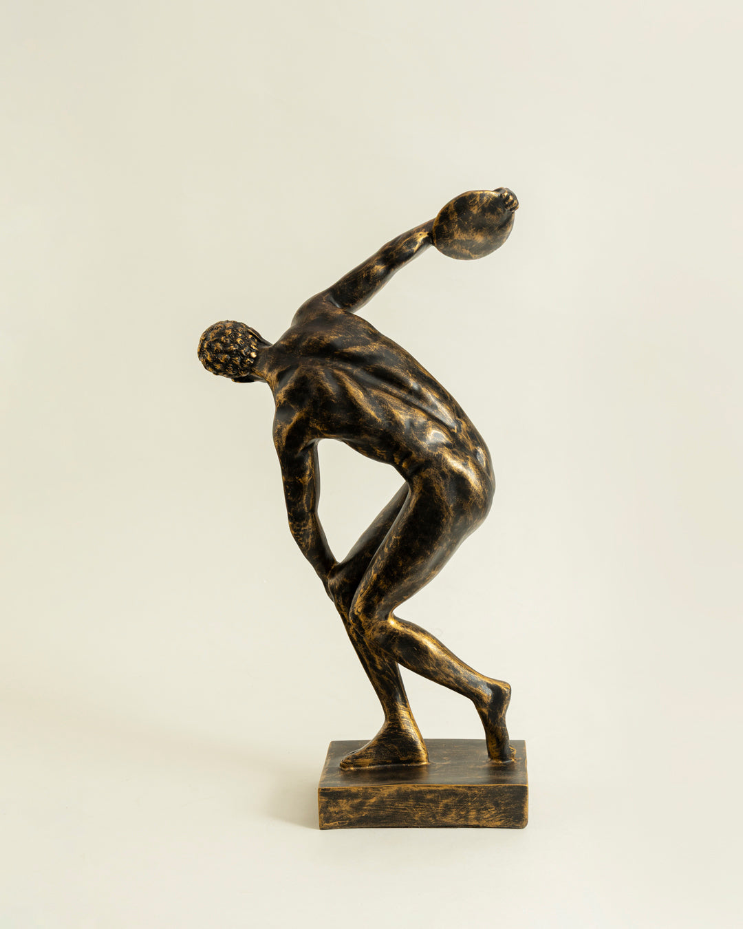 Disc Thrower Athlete Sculpture 