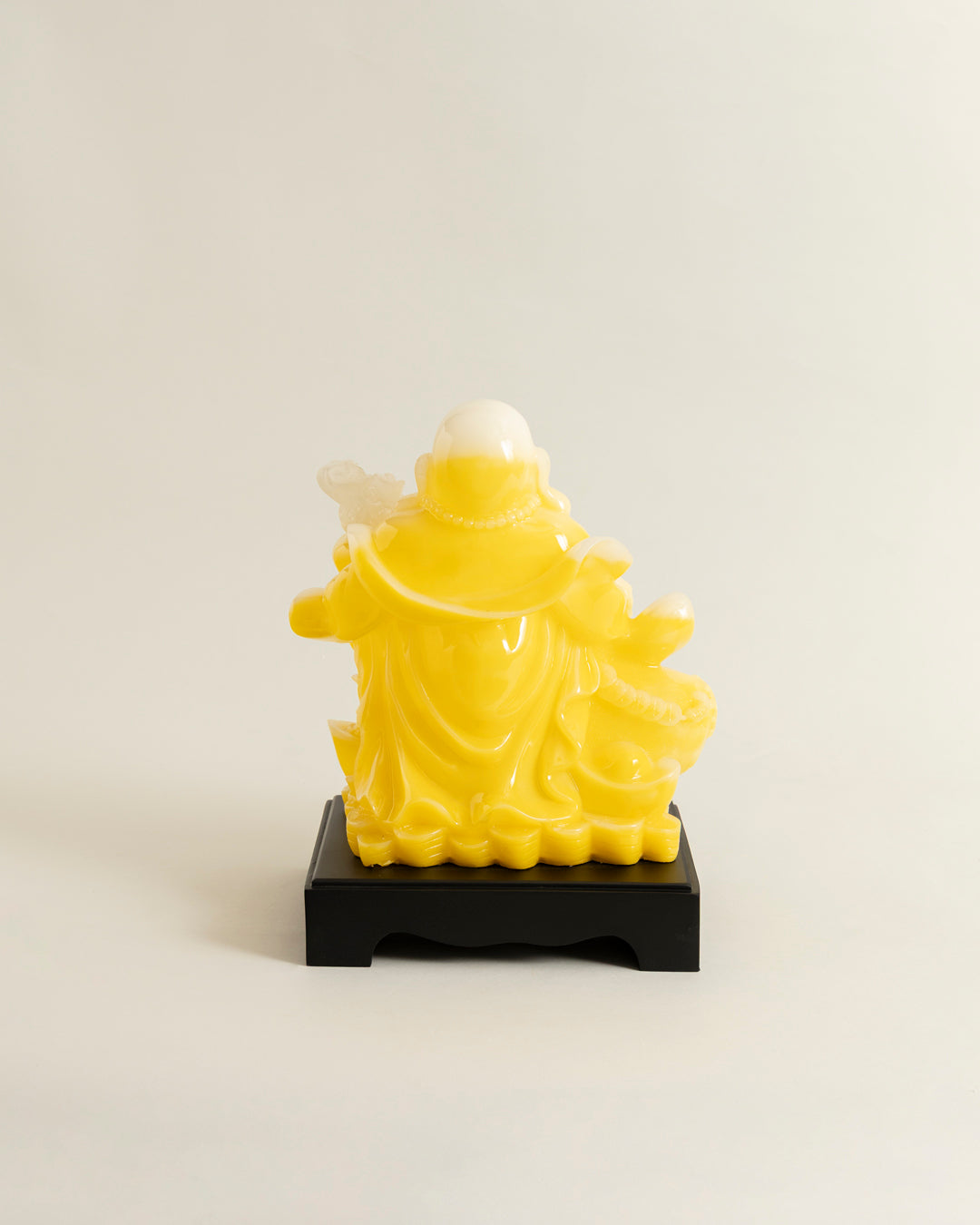 Prosperity Laughing Buddha Figurine - Yellow 