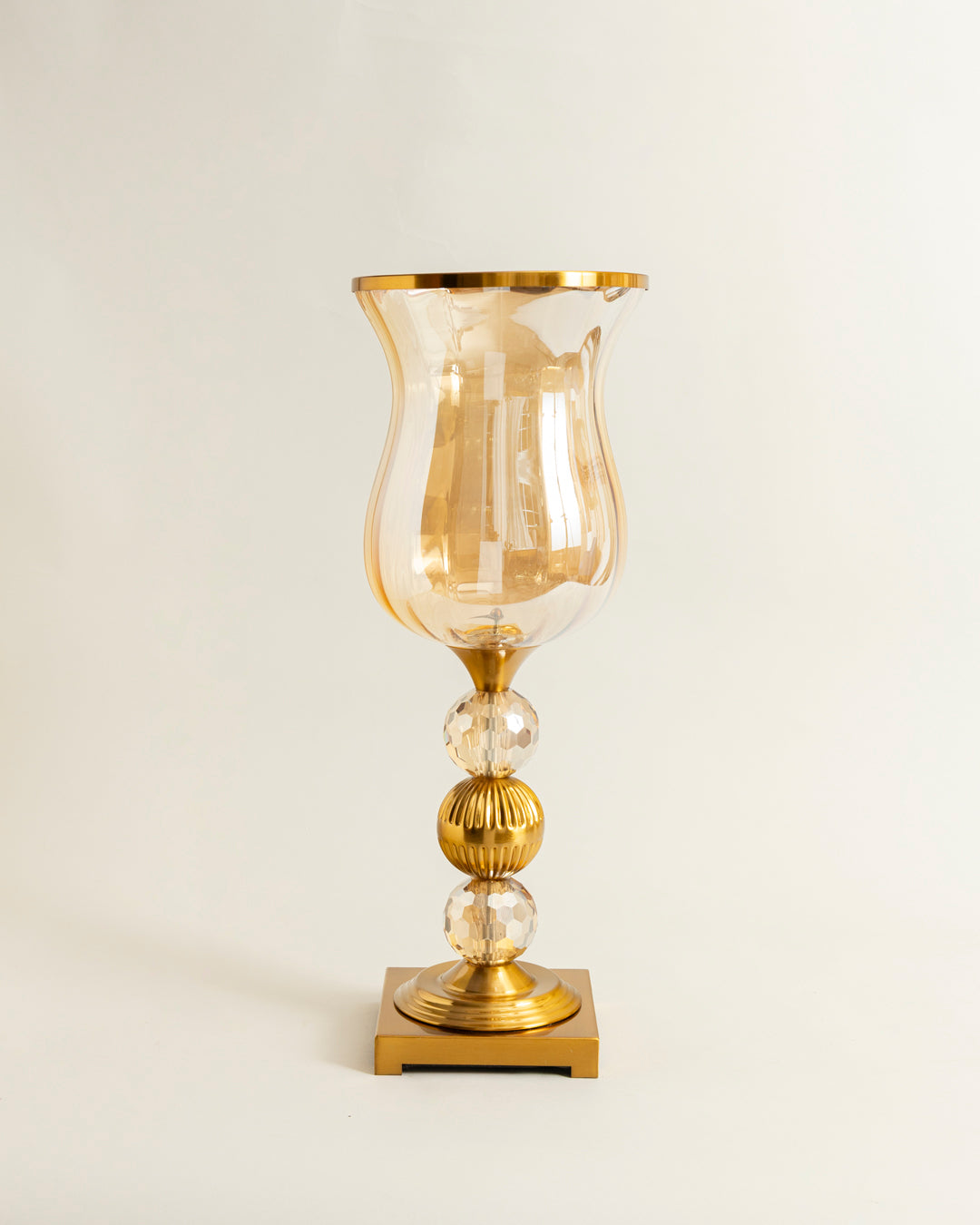 Imperial Glow Glass Hurricane - Large 