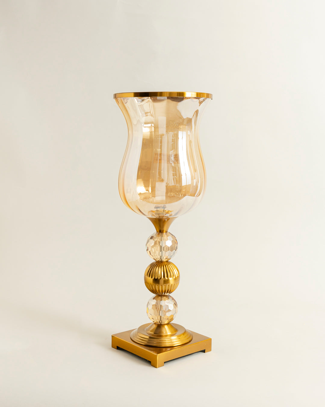 Imperial Glow Glass Hurricane - Large 