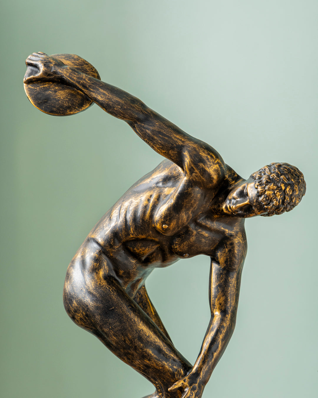 Disc Thrower Athlete Sculpture 