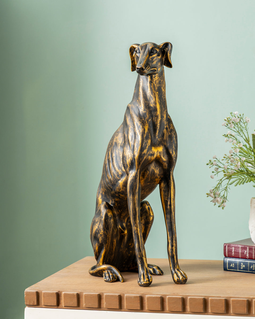 Greyhound Dog Decorative Figurine - Large 