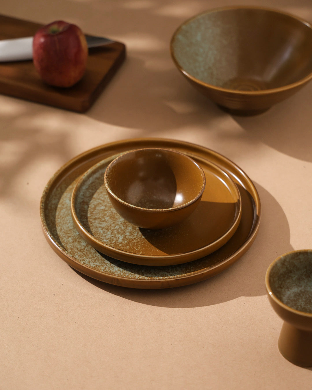 Desert Dune Ceramic Dinner Plate