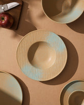 Golden Drift Matte Pasta Plate 