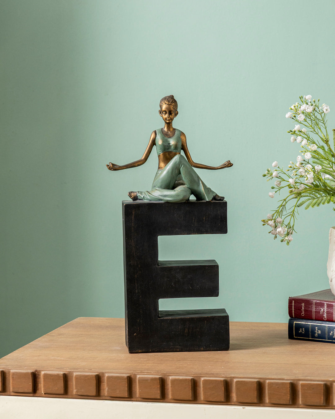 Meditative Yoga Lady Sculpture 
