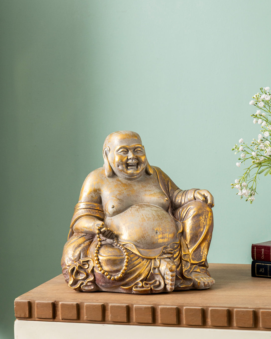 Laughing Buddha Sculpture - Large 