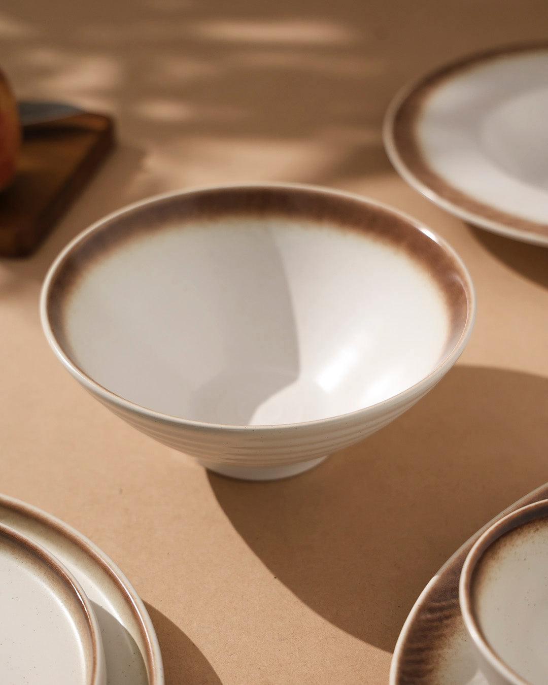 Artisan Glazed Ceramic Serving Bowl 