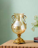 Regal Handle Glass Hurricane - Small 