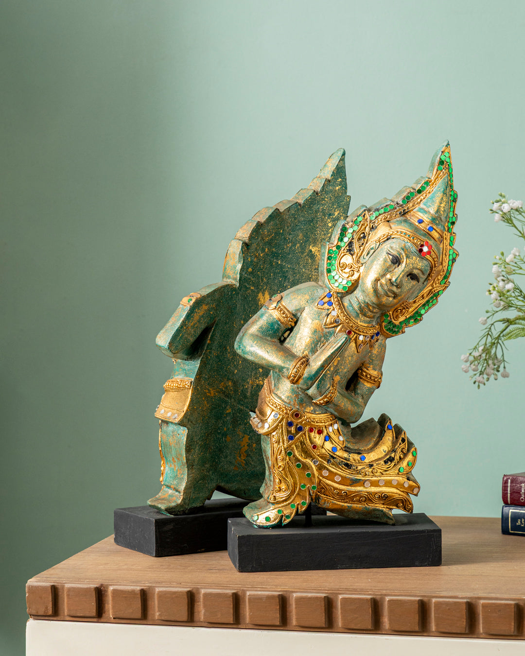 Traditional Thai Guards Figurine - Set Of 2 